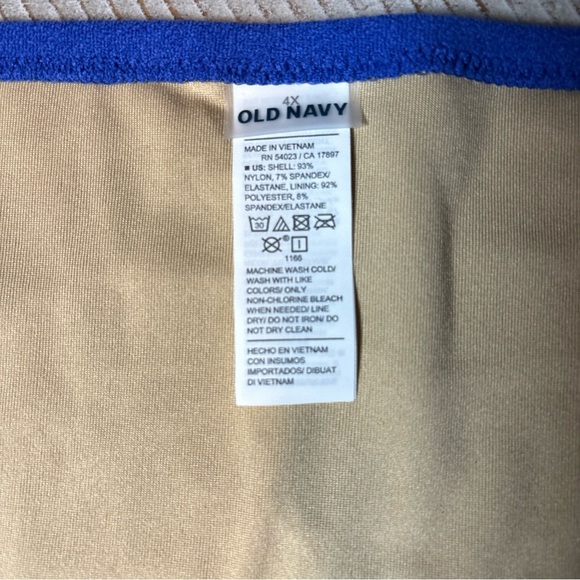 Old Navy Blue Size 4xl Classic Terry fabric Bikini Swim Bottom - Picture 6 of 15